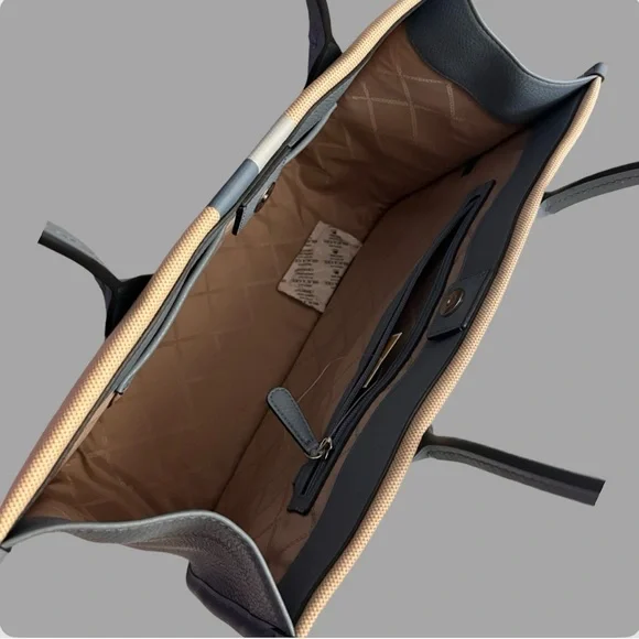 NWT Michael Kors, the Heidi Printed Center
Stripe Large Canvas Tote - Picture 7 of 7